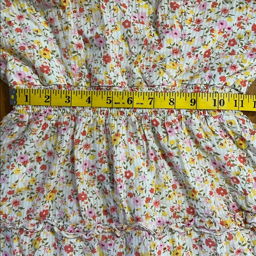 City Studio Floral Print Tiered Halter Dress Size M Cottagecore Fairy Coquette - Picture 6 of 12